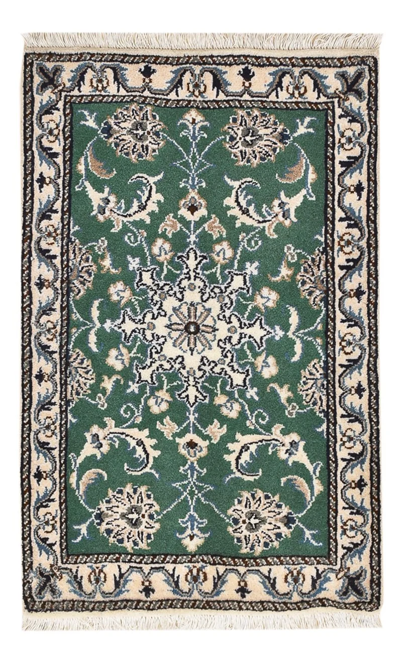 Nain - 12La Teppich 57x90cm - Perserteppich - grün