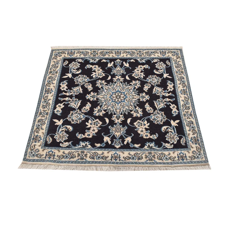 Nain - 12La Teppich 93x100cm - Perserteppich - dunkelblau