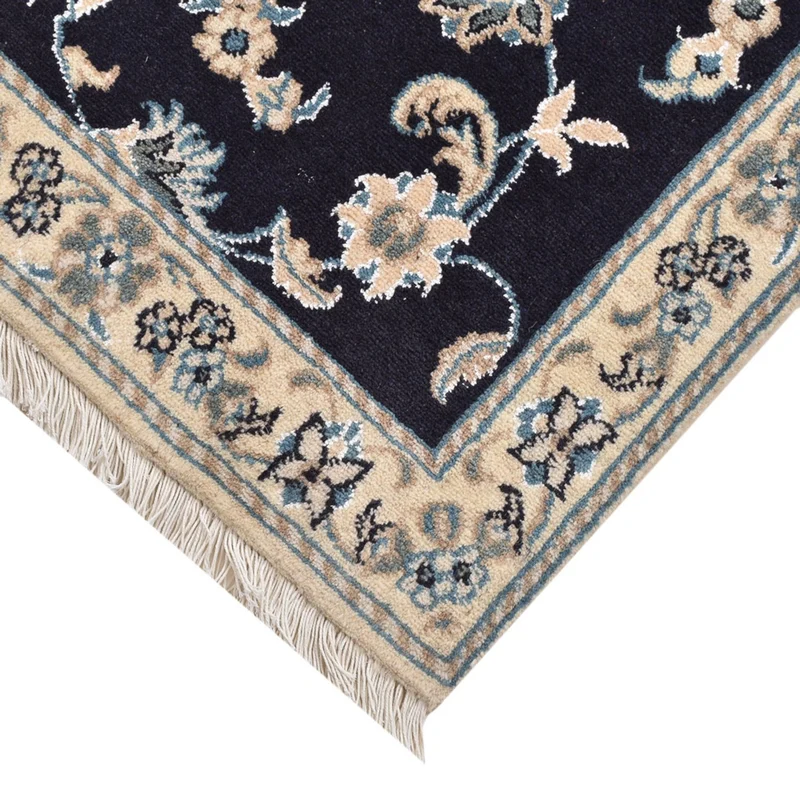 Nain - 12La Teppich 96x103cm - Perserteppich - dunkelblau