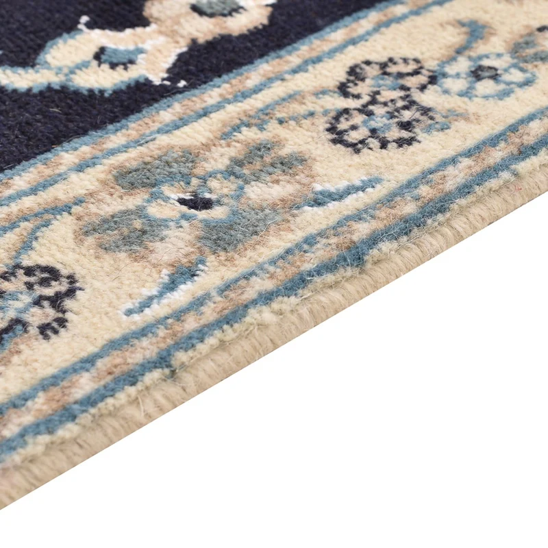 Nain - 12La Teppich 96x103cm - Perserteppich - dunkelblau