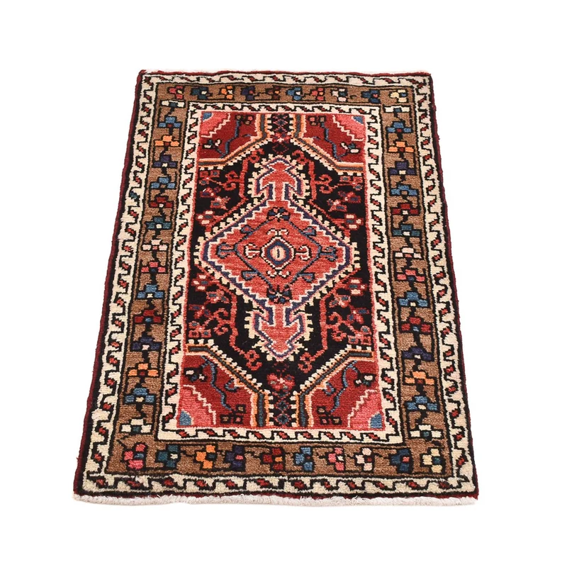 Perserteppich - Nomadic - 52 x 83 cm - hellrot