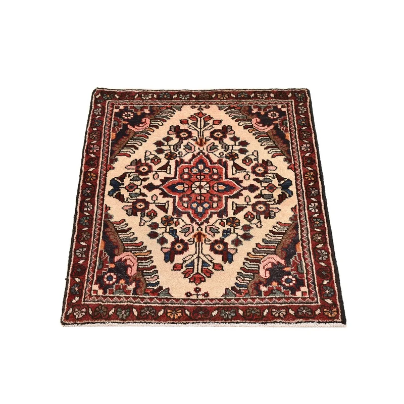 Perserteppich - Nomadic - 60 x 77 cm - hellbeige