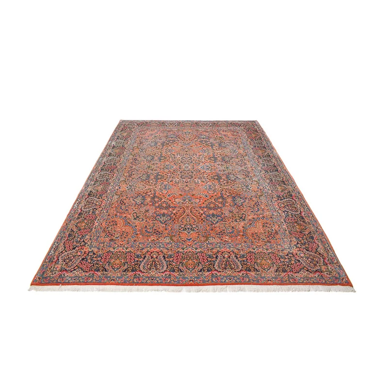 Rafsanjan Teppich 250x345cm - Perserteppich - dunkelbeige