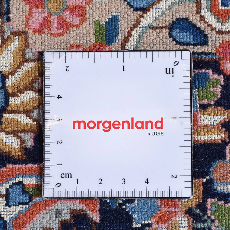 Rafsanjan Teppich 250x345cm - Perserteppich - dunkelbeige