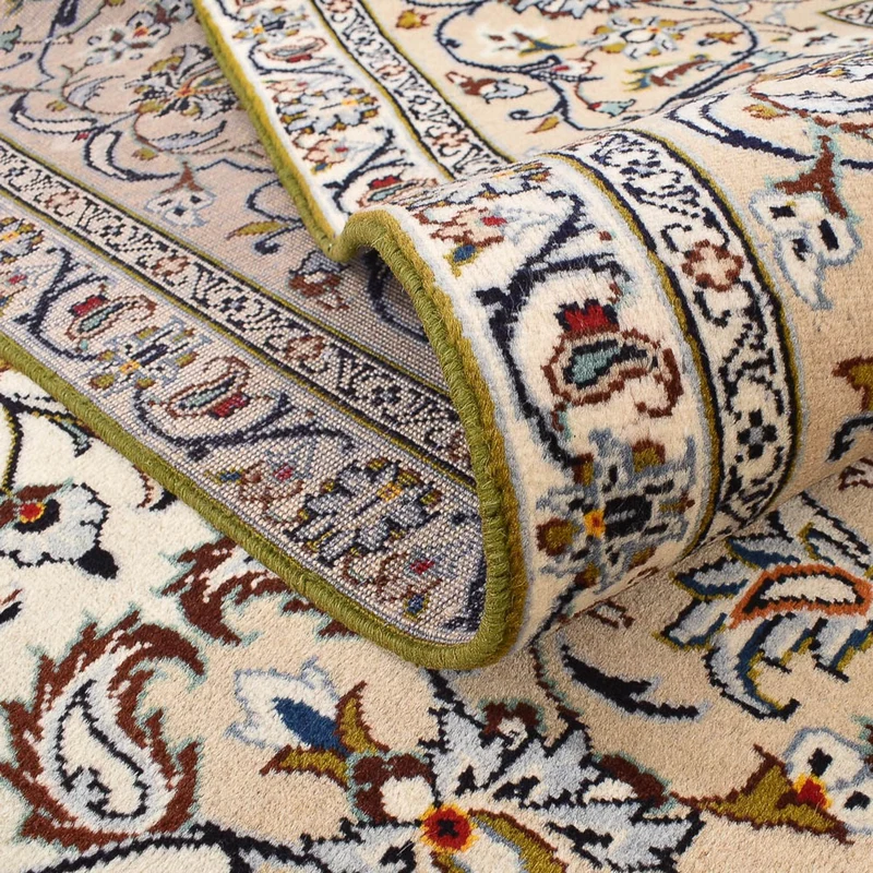 Perserteppich - Keshan - 288 x 400 cm - hellbeige