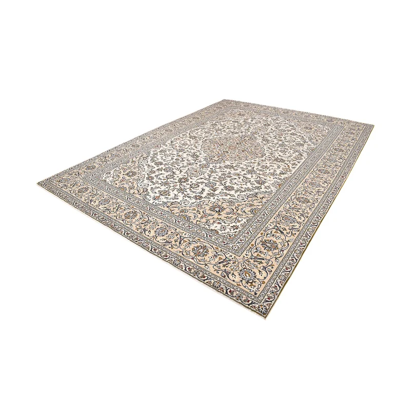 Perserteppich - Keshan - 288 x 400 cm - hellbeige