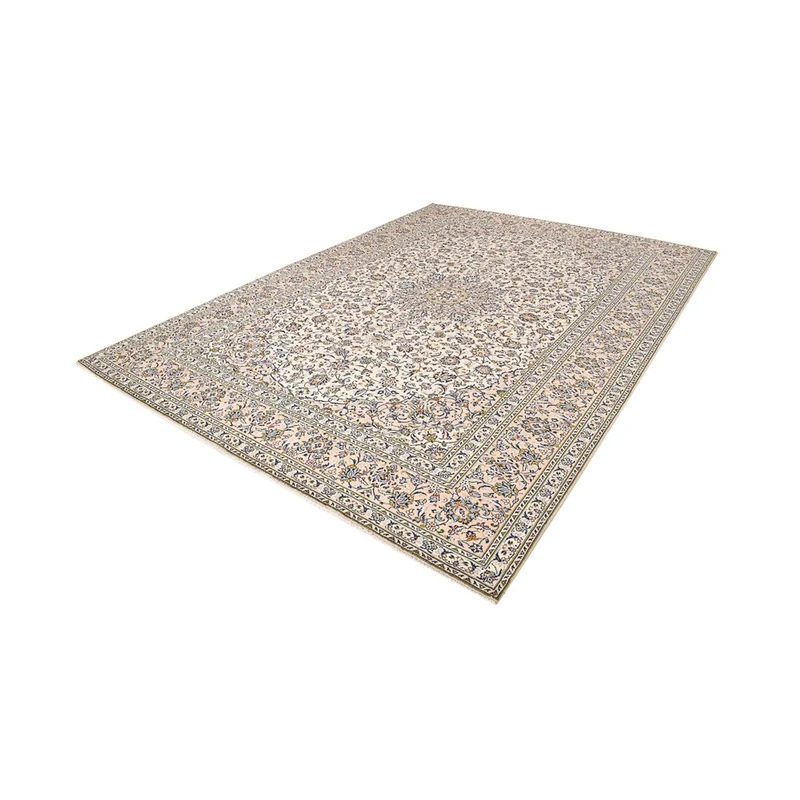 Perserteppich - Keshan - 292 x 405 cm - hellbeige