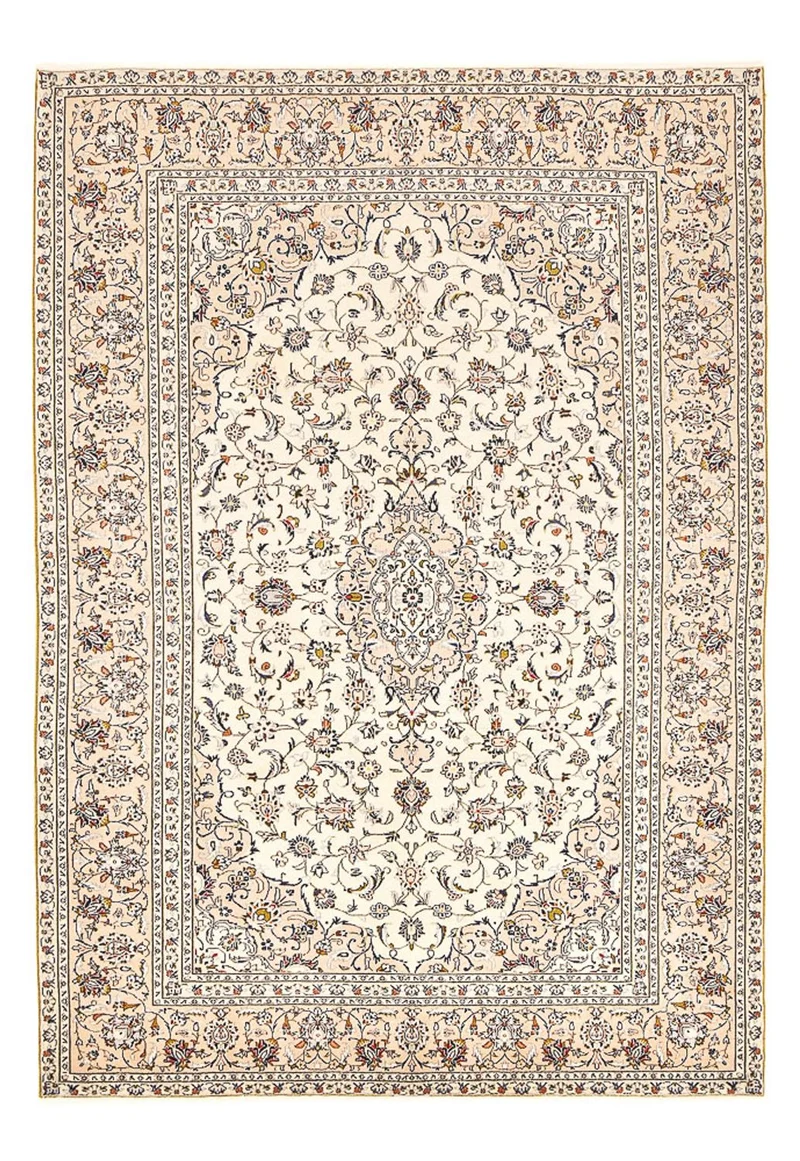 Keshan Teppich 208x308cm - Perserteppich - hellbeige