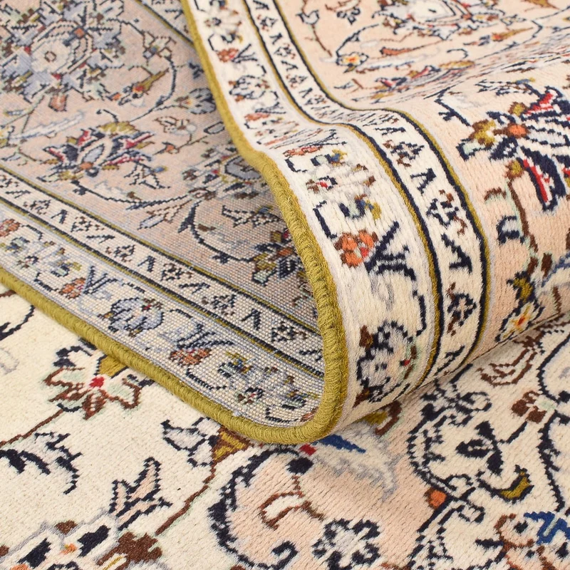 Keshan Teppich 208x308cm - Perserteppich - hellbeige