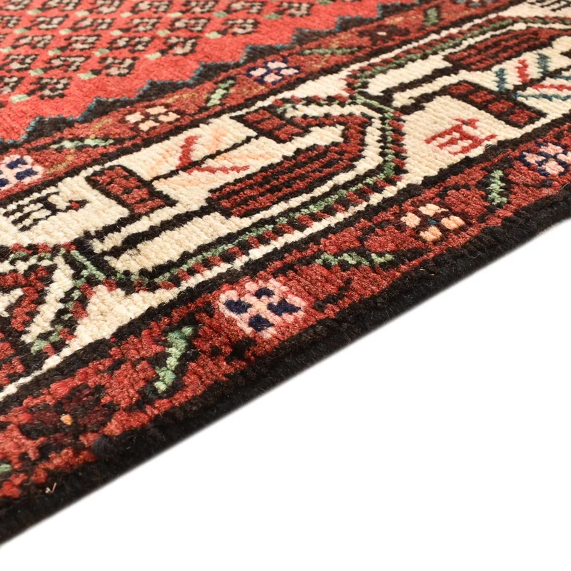 Hamadan Teppich 83x302cm - Perserteppich - hellrot