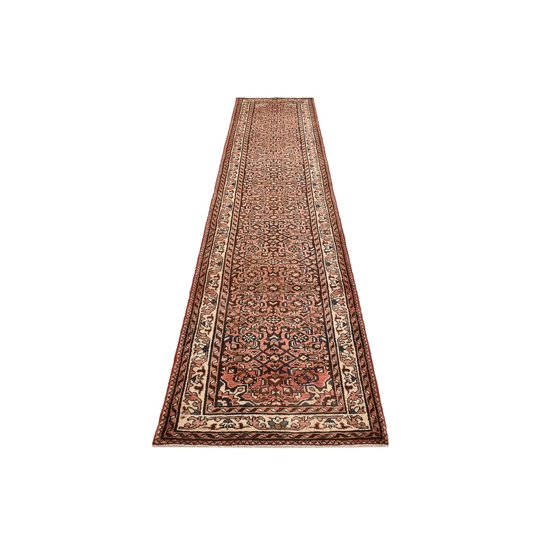 Farahan Teppich 85x427cm - Perserteppich - dunkelbeige