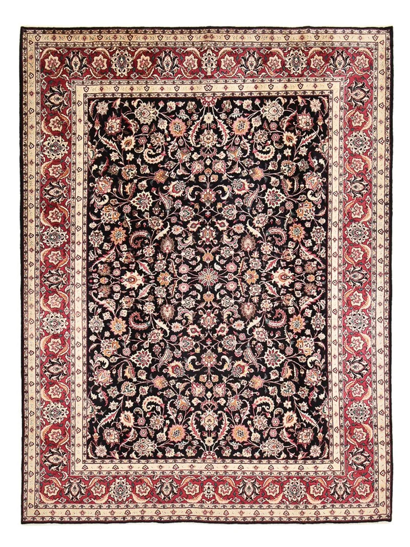 Maschad Teppich 293x385cm - Perserteppich - dunkelblau