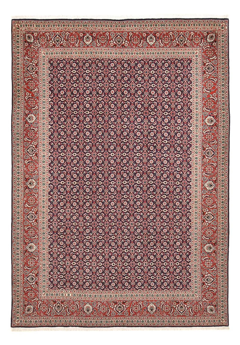 Täbriz - 50 Raj Teppich 198x294cm - Perserteppich - lila