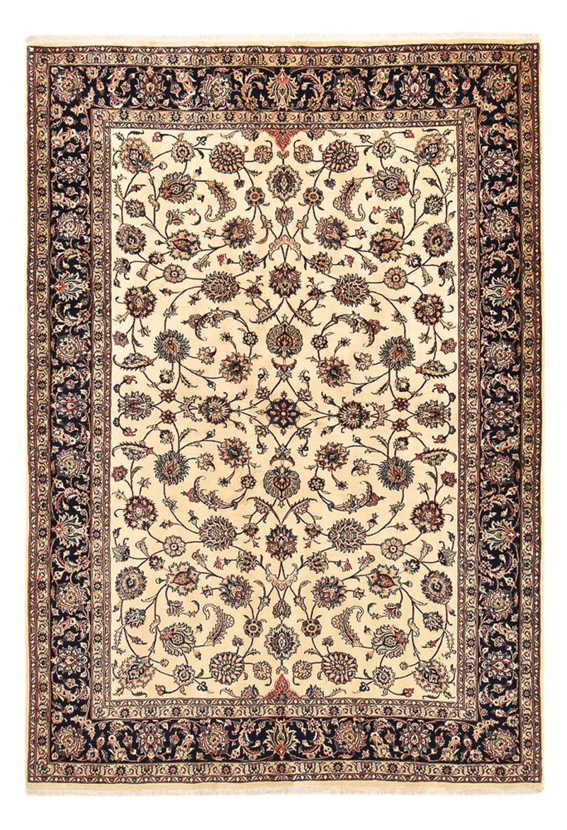 Maschad Teppich 200x300cm - Perserteppich - beige