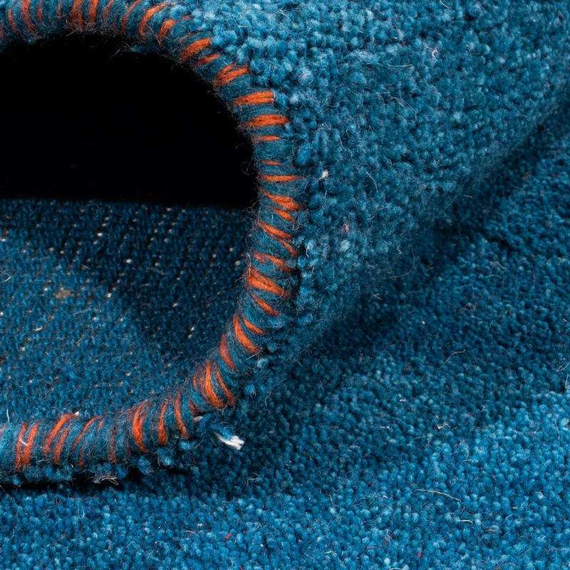 Gabbeh Teppich - Indus quadratisch - 251 x 254 cm - blau