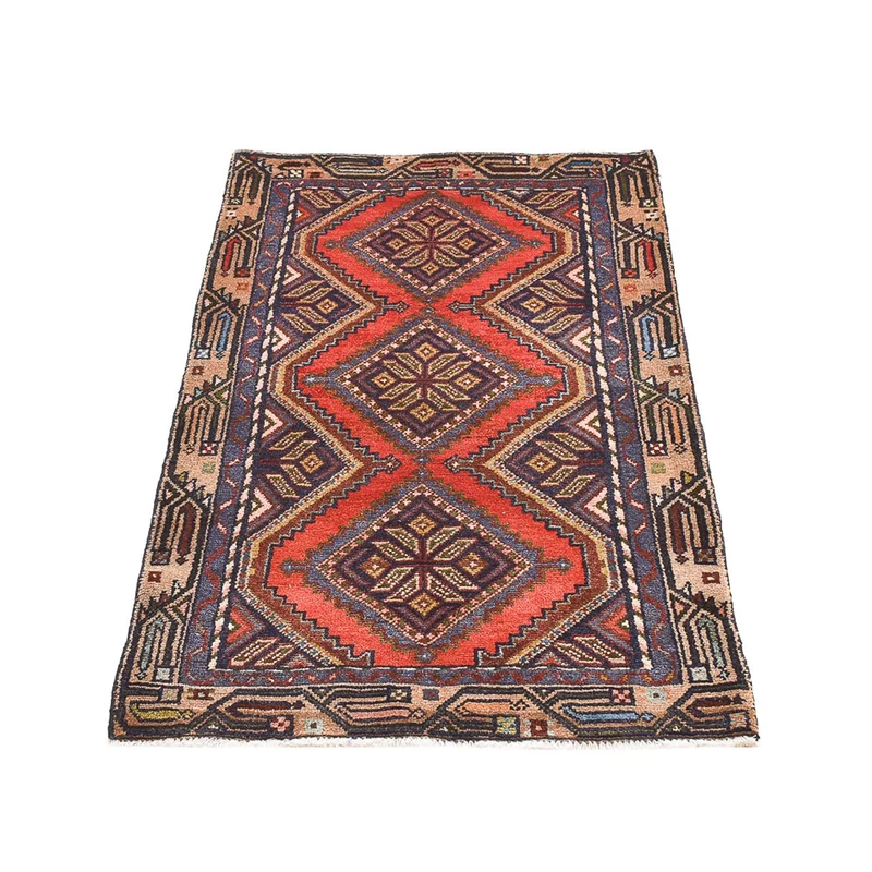 Perserteppich - Nomadic - 70 x 119 cm - rot