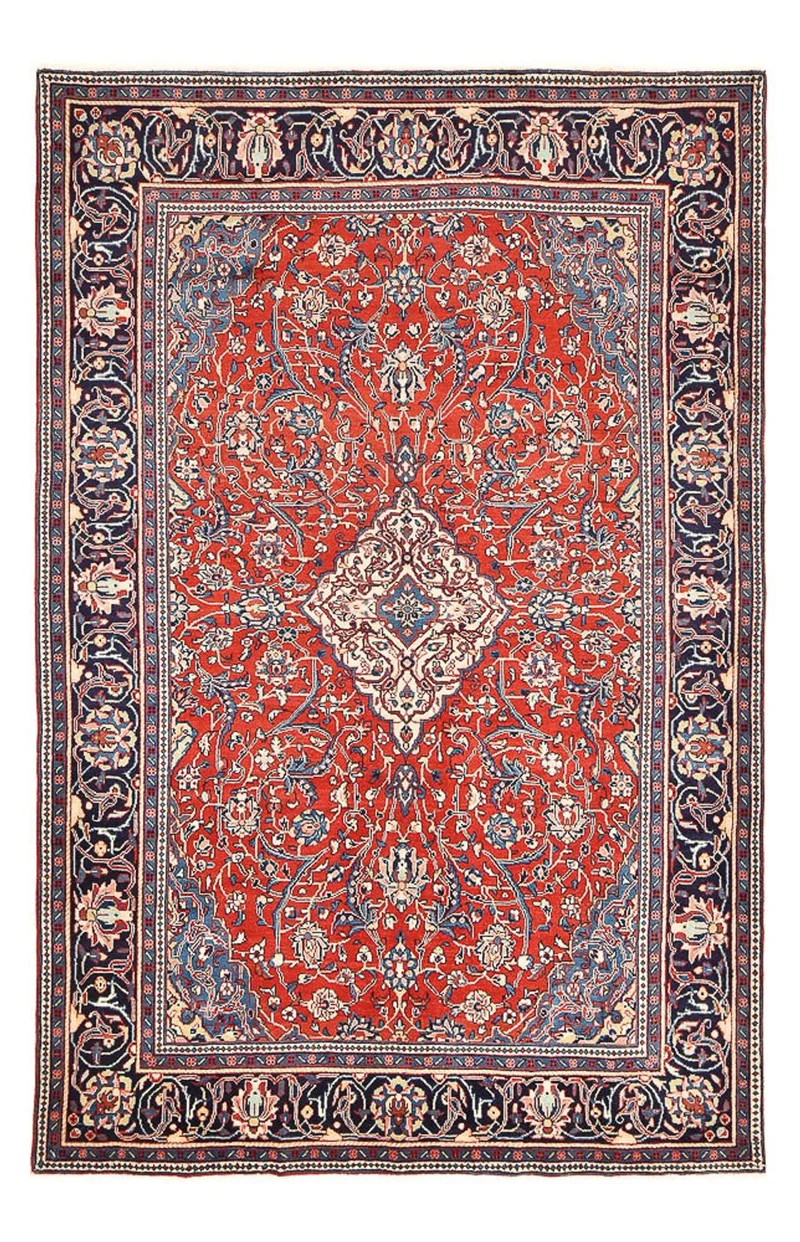 Mahal Teppich 213x333cm - Perserteppich - rot
