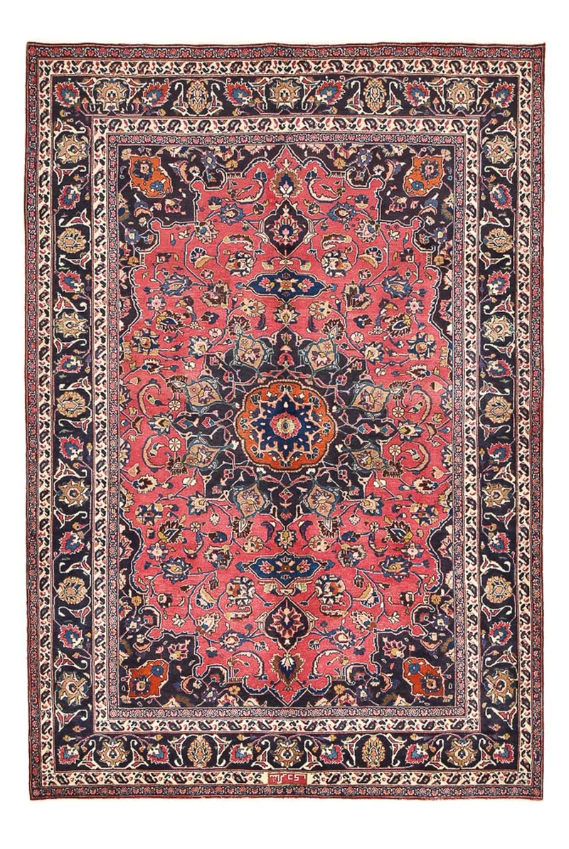 Maschad Teppich 203x310cm - Perserteppich - hellrot