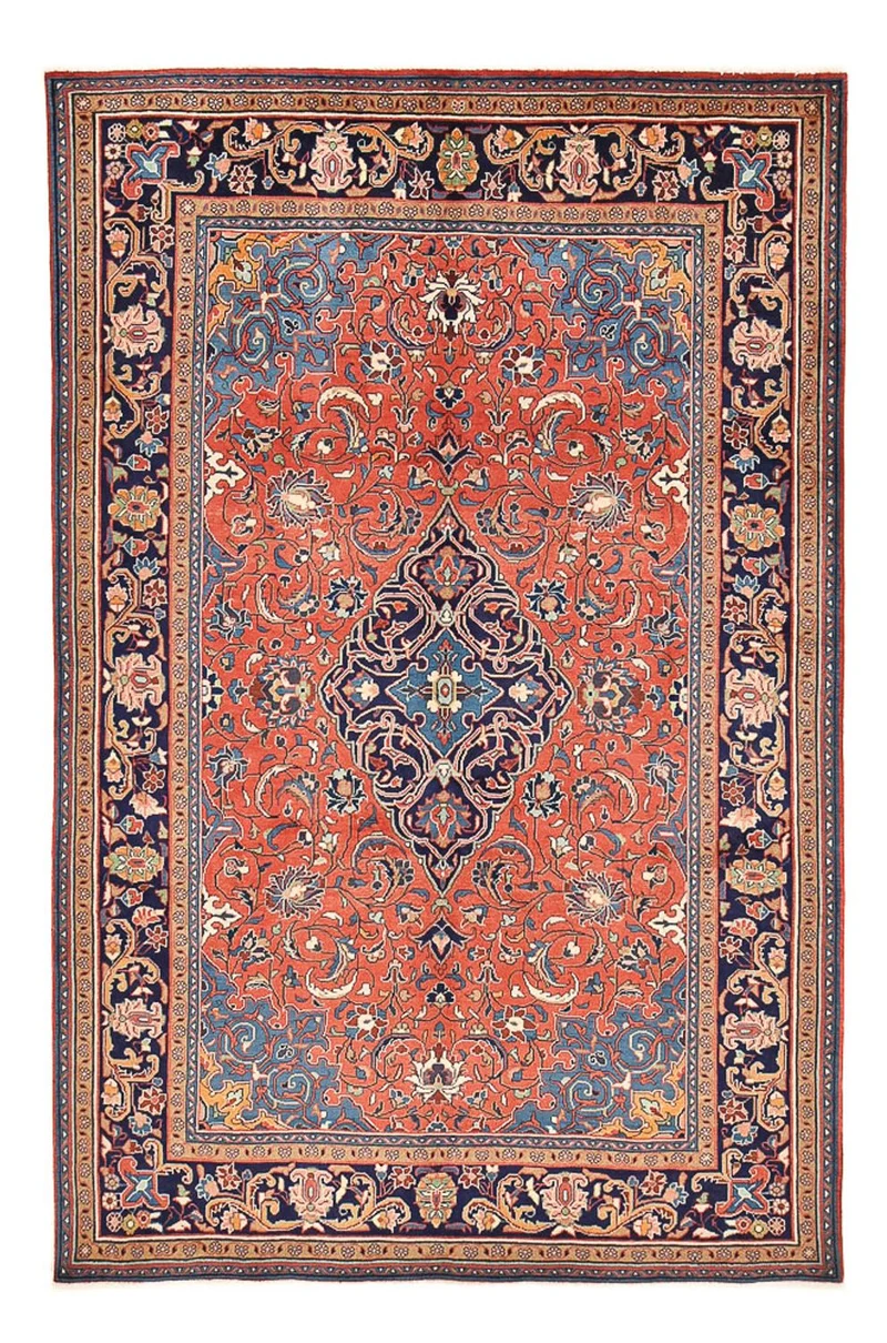 Mahal Teppich 207x316cm - Perserteppich - rot