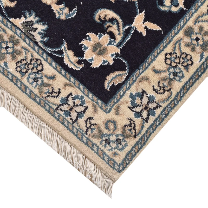 Nain - 12La Teppich 97x90cm - Perserteppich - dunkelblau