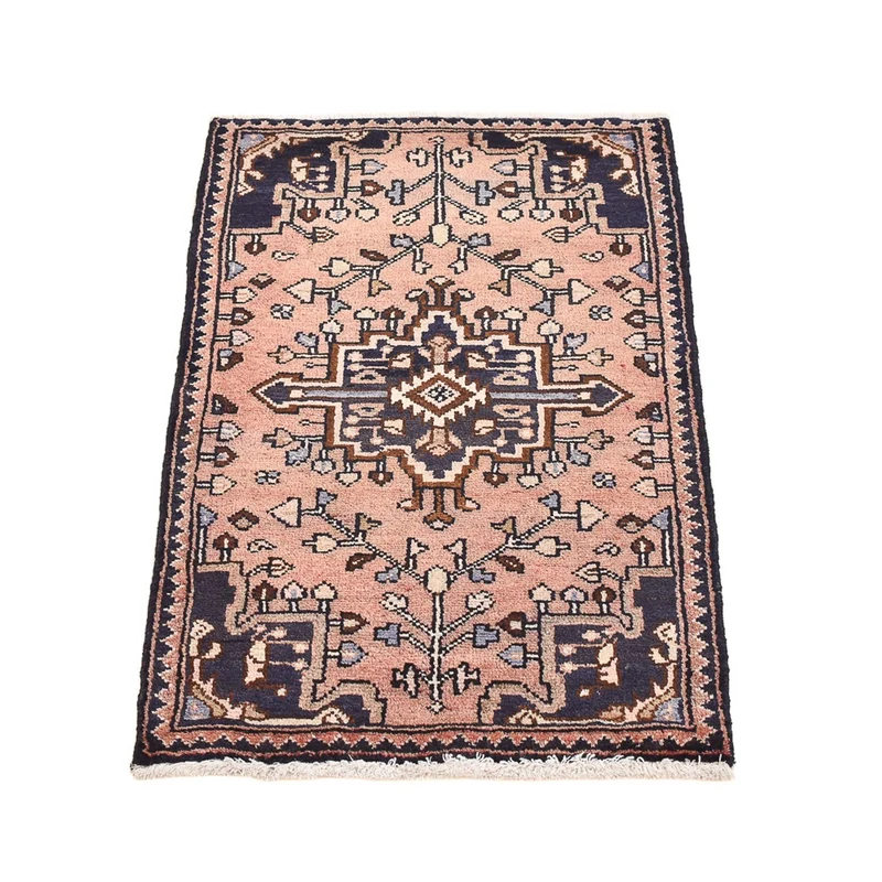 Hamadan Teppich 54x92cm - Perserteppich - hellrot