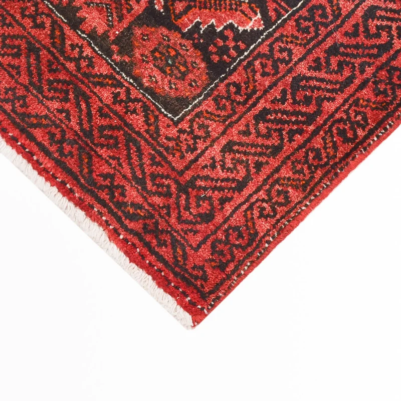Perserteppich - Nomadic quadratisch - 40 x 43 cm - rot