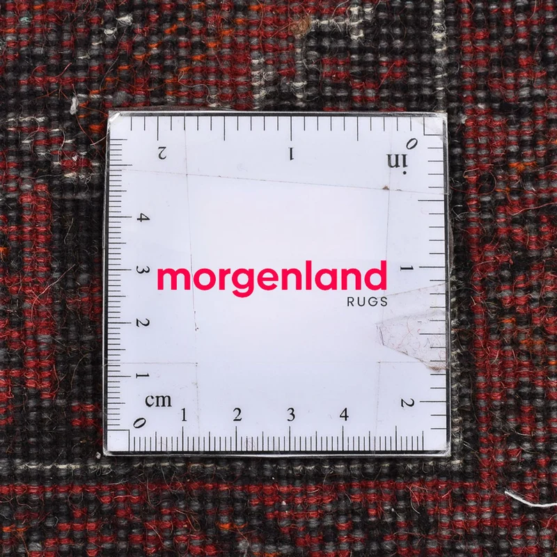 Perserteppich - Nomadic quadratisch - 40 x 43 cm - rot