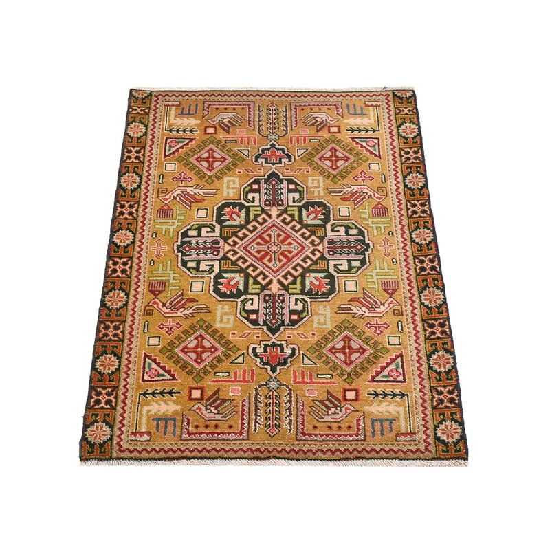 Perserteppich - Nomadic - 53 x 82 cm - olivgrün