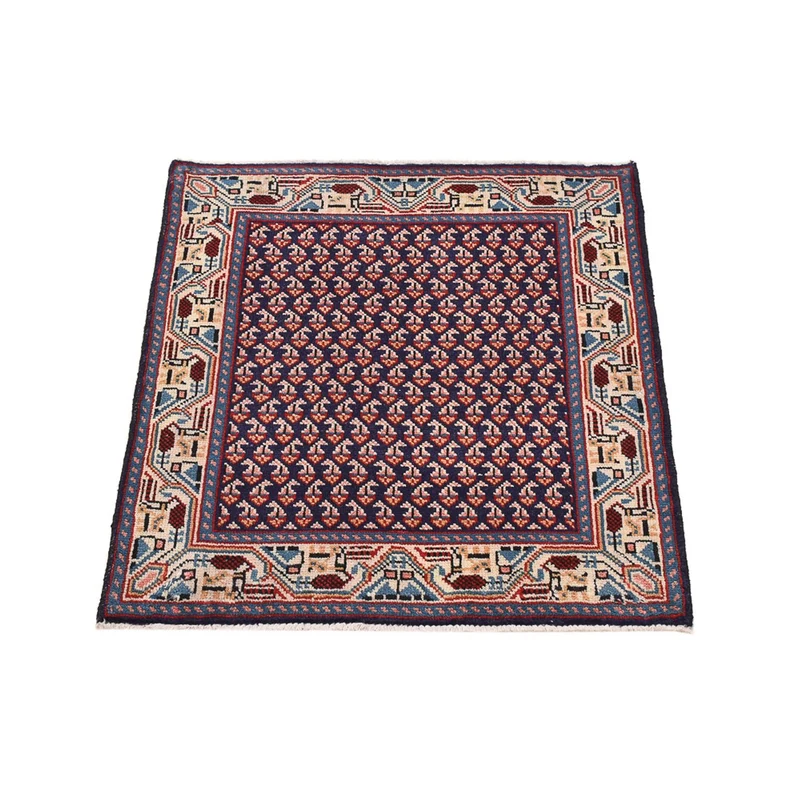 Hamadan Teppich 61x72cm - Perserteppich - lila