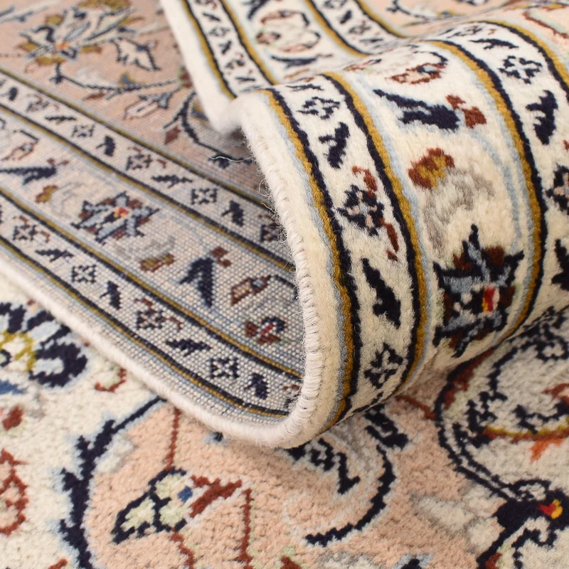 Perserteppich - Keshan - 250 x 360 cm - hellbeige