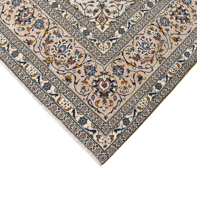 Perserteppich - Keshan - 246 x 360 cm - hellbeige