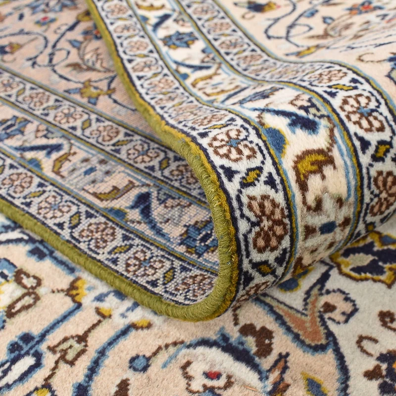 Perserteppich - Keshan - 246 x 360 cm - hellbeige