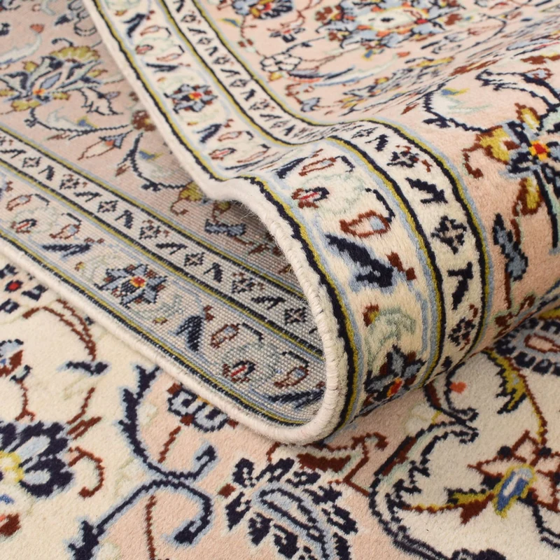 Keshan Teppich 242x352cm - Perserteppich - hellbeige