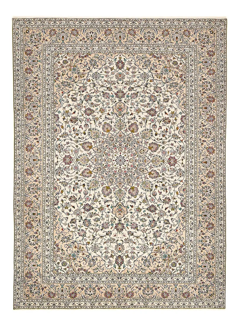 Keshan Teppich 245x340cm - Perserteppich - hellbeige