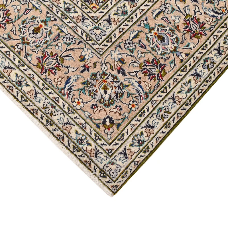 Keshan Teppich 245x340cm - Perserteppich - hellbeige