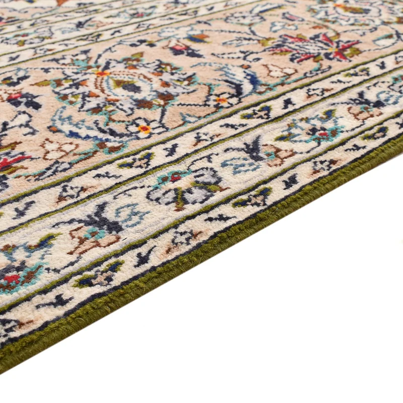 Keshan Teppich 245x340cm - Perserteppich - hellbeige