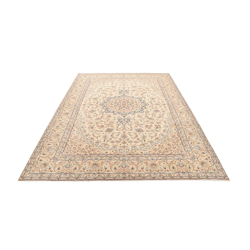 Keshan Teppich 250x335cm - Perserteppich - hellbeige