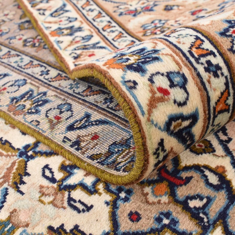 Keshan Teppich 235x333cm - Perserteppich - hellbeige