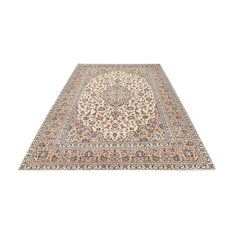 Keshan Teppich 241x349cm - Perserteppich - hellbeige