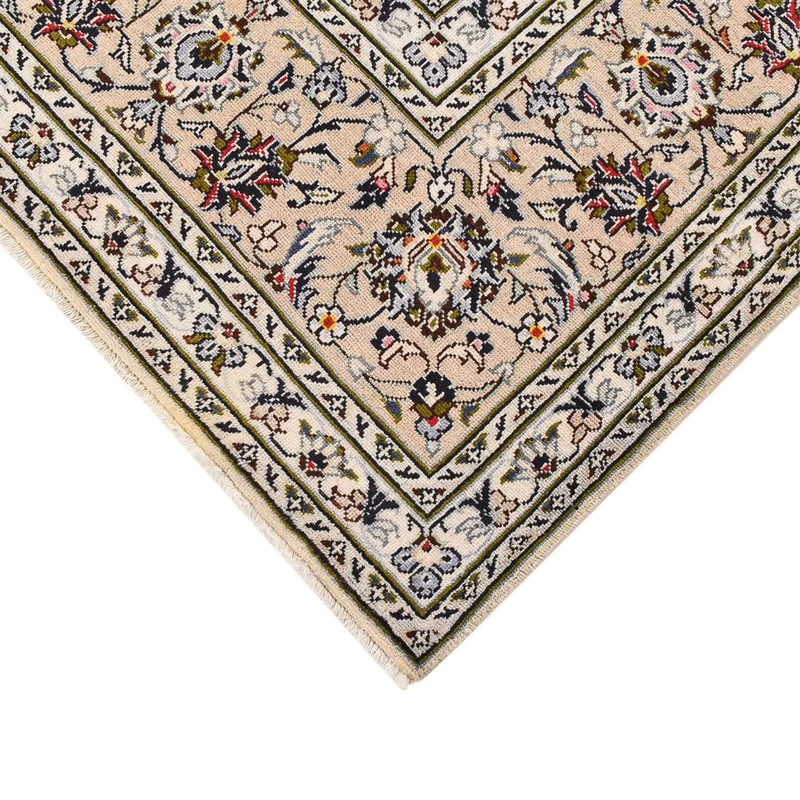 Perserteppich - Keshan - 242 x 356 cm - hellbeige