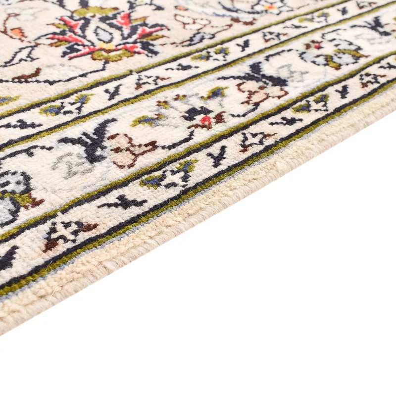 Perserteppich - Keshan - 242 x 356 cm - hellbeige