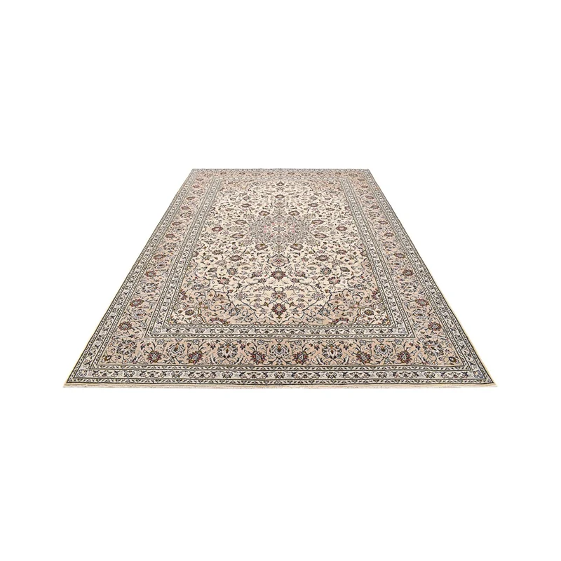Perserteppich - Keshan - 242 x 356 cm - hellbeige