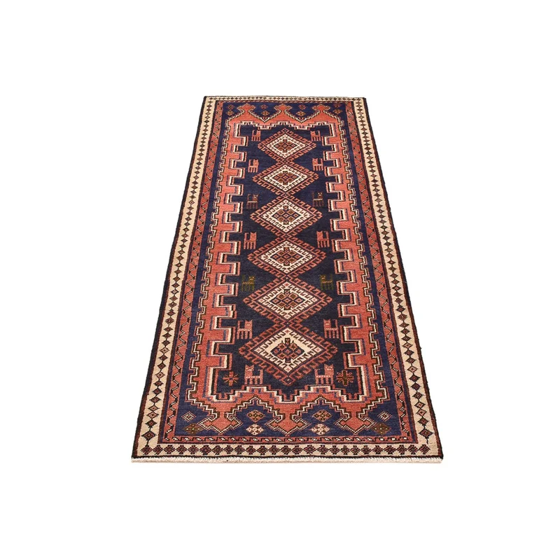 Afshar Sirjan Teppich 73x191cm - Perserteppich - mehrfarbig