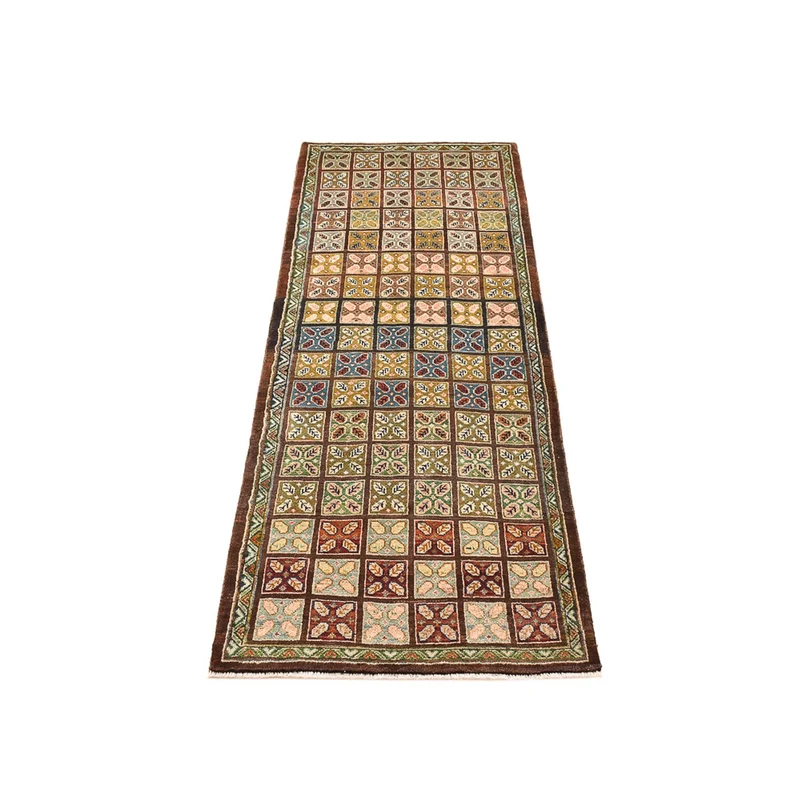 Mahal Teppich 67x202cm - Perserteppich - hellgrün