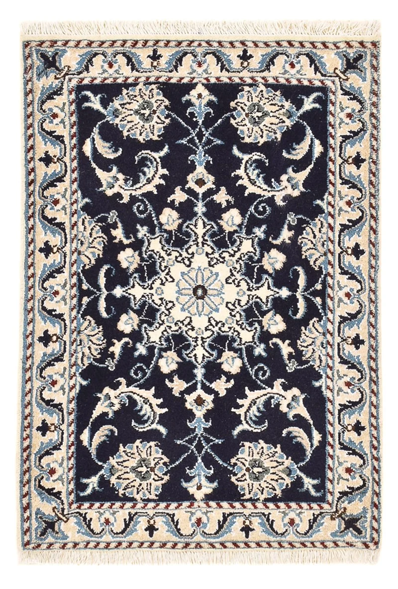 Nain - 12La Teppich 56x87cm - Perserteppich - dunkelblau