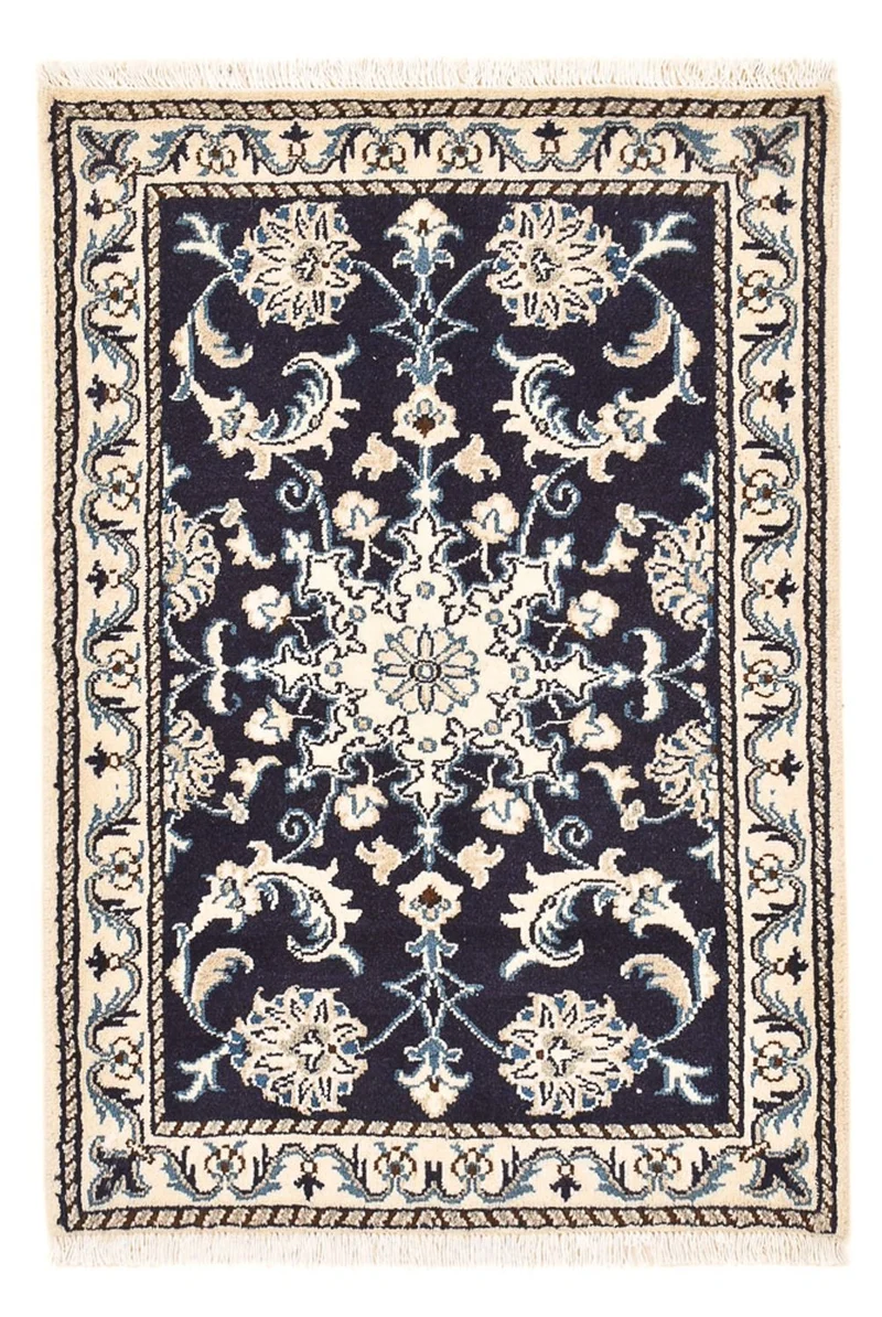 Nain - 12La Teppich 60x89cm - Perserteppich - dunkelblau