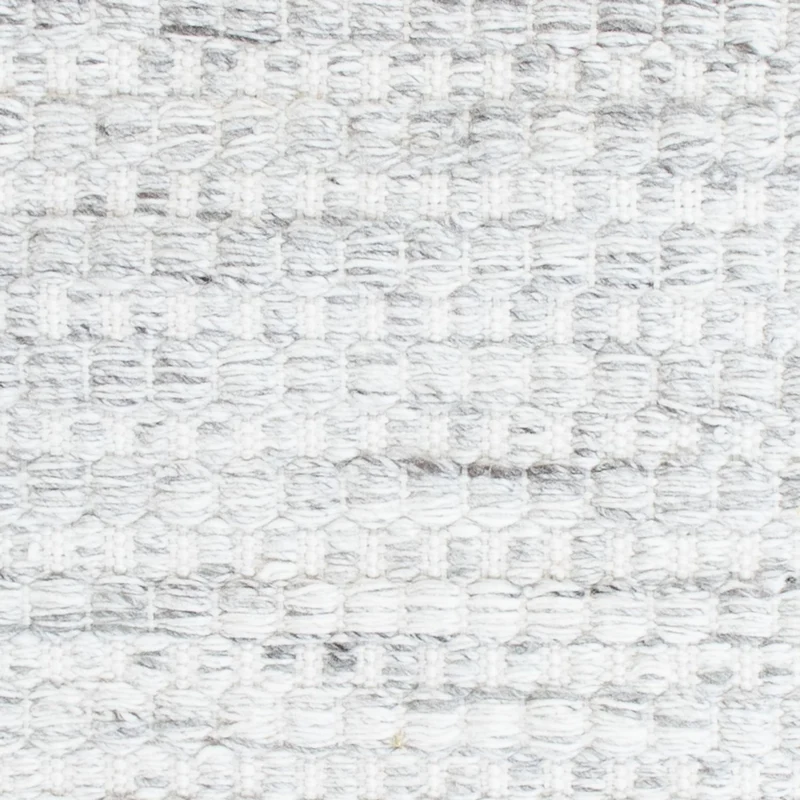 Läufer Woll - 33 x 104 cm - hellgrau