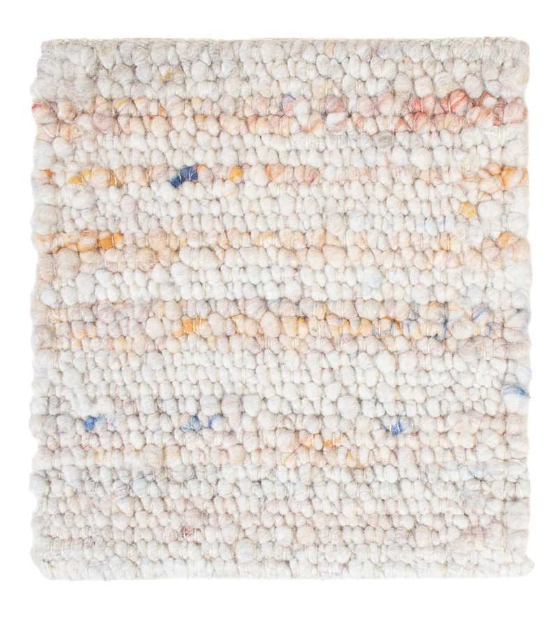 Wollteppich 32x35cm - mehrfarbig