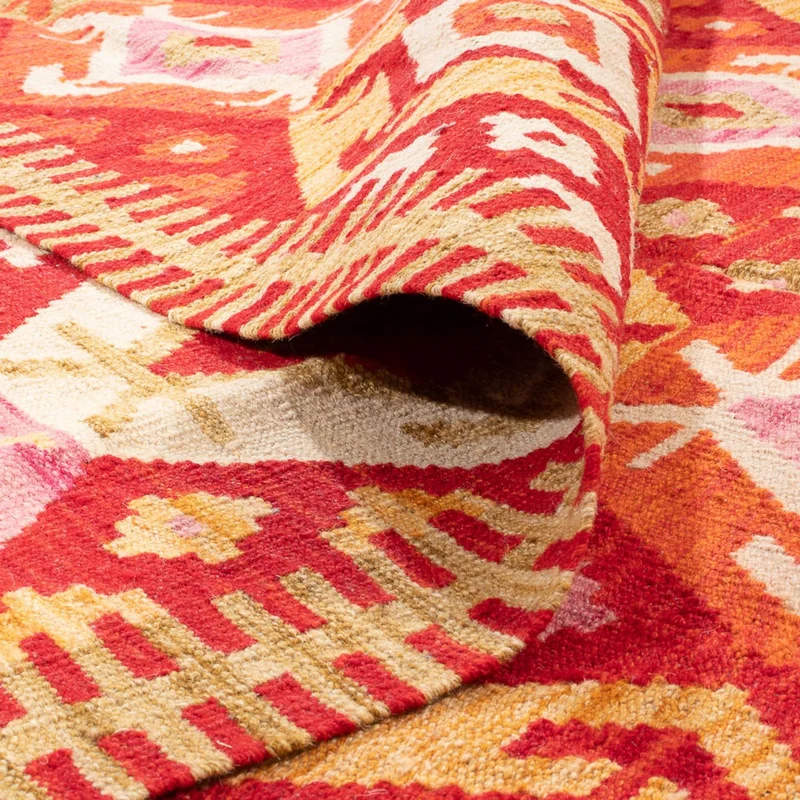 Kelim Maimene Teppich 176x253cm - mehrfarbig