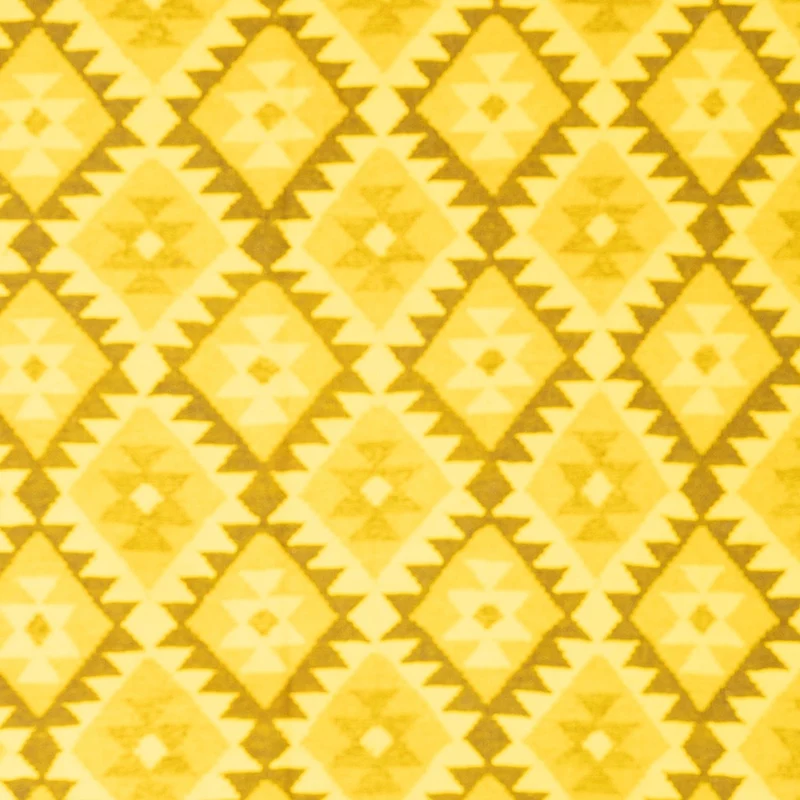 Kelim Modern Teppich 169x237cm - gelb